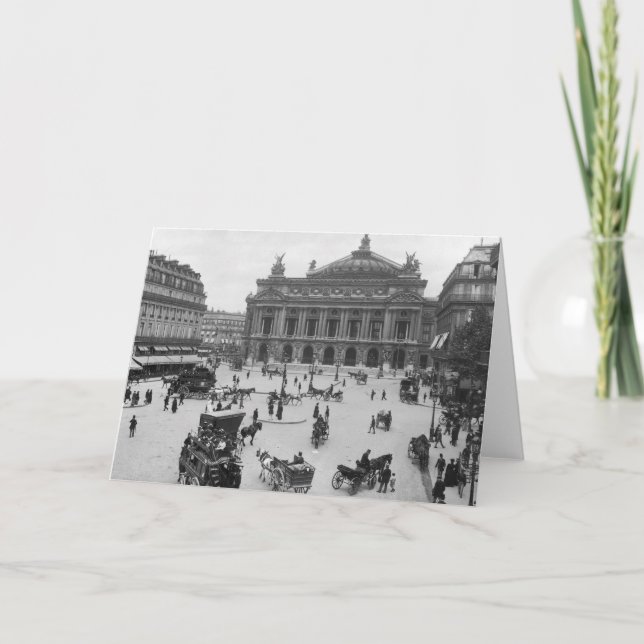 Carte Vue générale du théatre de l'opéra de Paris (Devant)