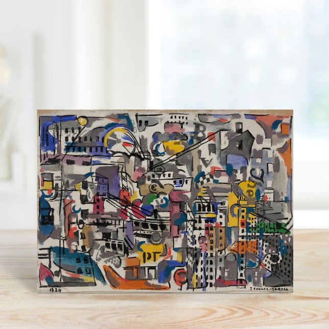 Carte Vue Oiseau de NYC | Joaquín Torres-García (Créateur téléchargé)