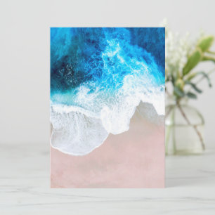 Carte Vue plage