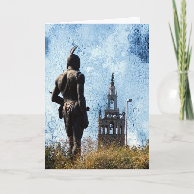 Carte Vue Plaza, Anniversaire (Devant)