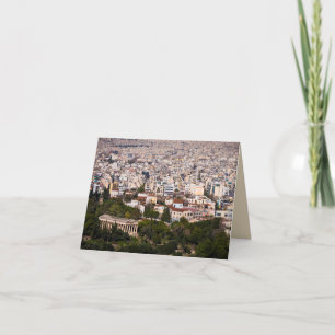 Carte Vue sur Athènes