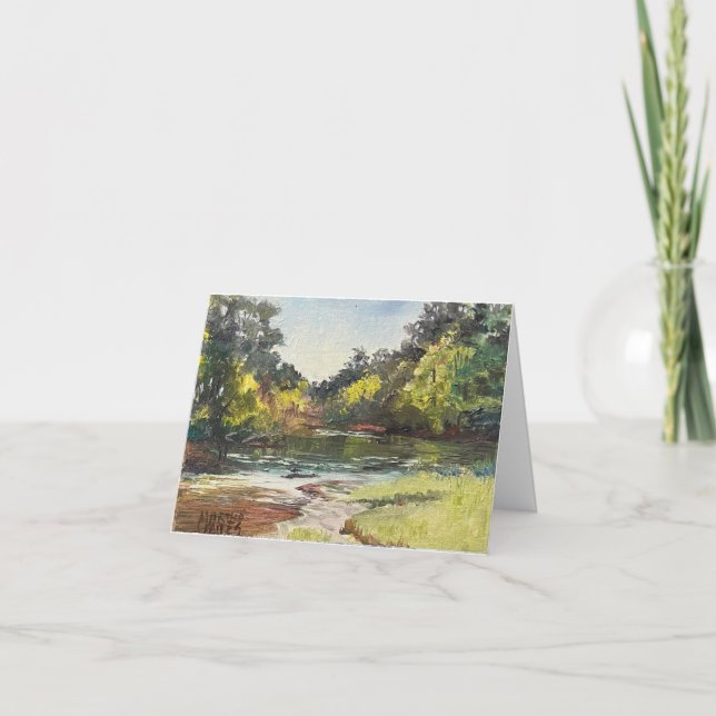 Carte Vue sur la rivière (Devant)