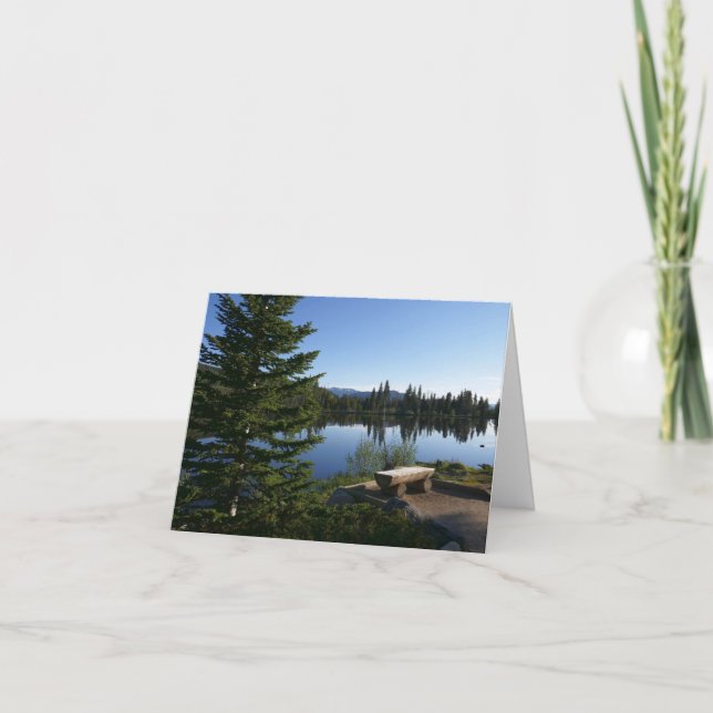 Carte Vue sur le lac Sprague (Devant)