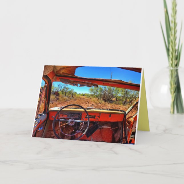 Carte Vues de voiture d'anniversaire 1 (Devant)