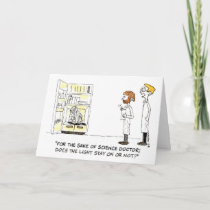 Carte Wacky Scientist (Birthday Card)