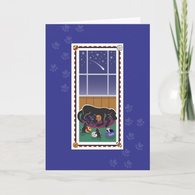 Carte WagsToWishes®_Let nous ont une boule cette fête (Devant)