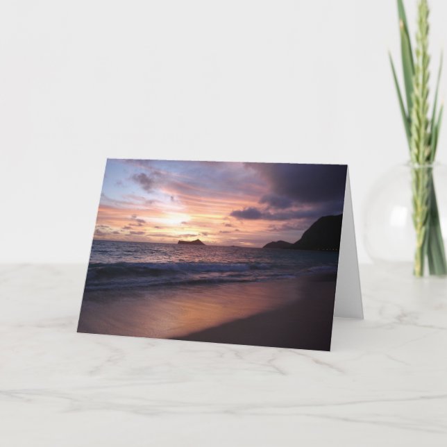 Carte Waimanalo tôt le matin (Devant)