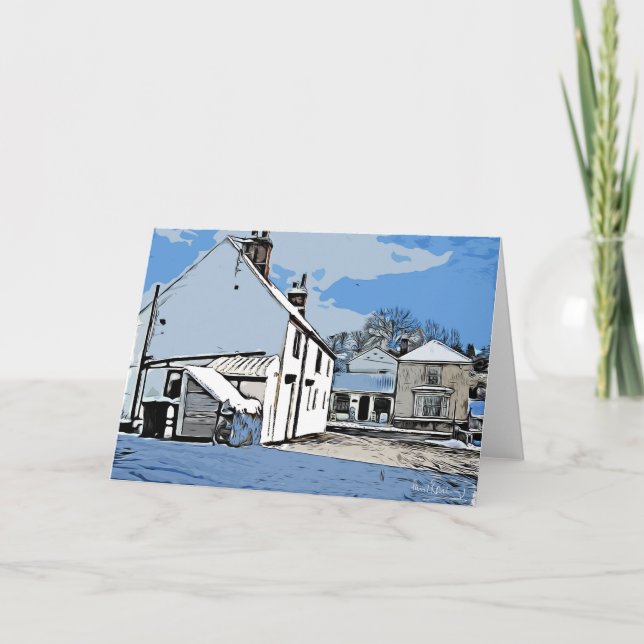 Carte Wainscoats Cottage, Harthill avec bois. (Devant)