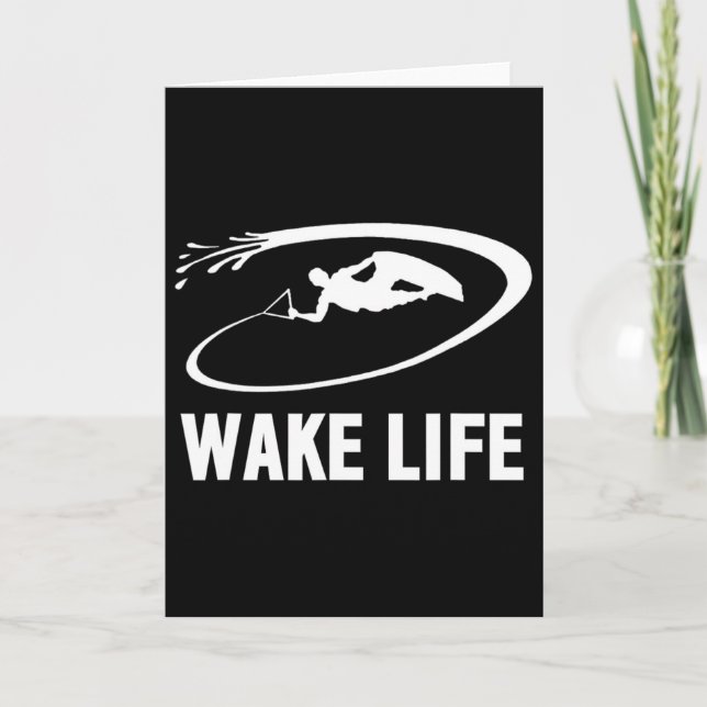 Carte Wake Life Wake Surfing et Wakeboarding  (Devant)