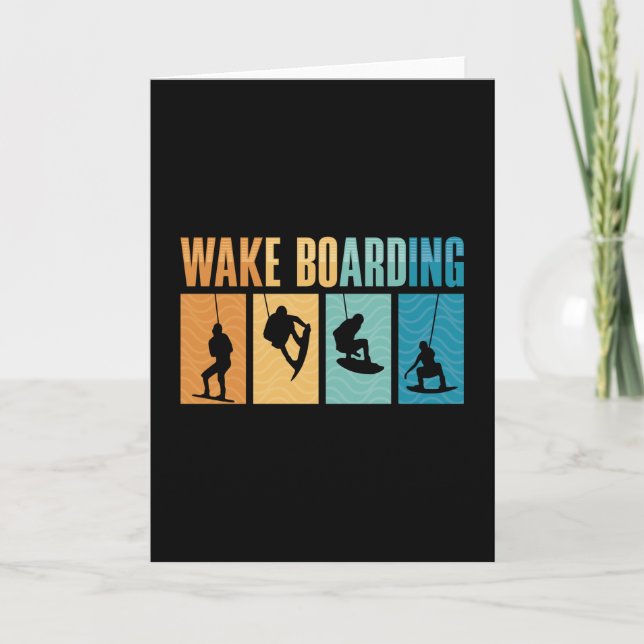 Carte Wakeboard Wake Boarder Wakeboard Wakeboard (Devant)