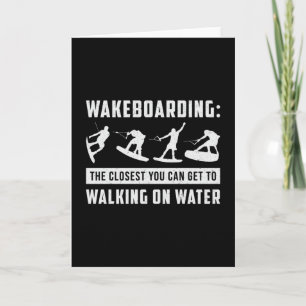 Carte Wakeboard Walking On Water Wake Wakeboarder