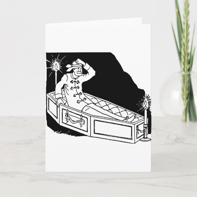 Carte Waking dans la cafine (Devant)