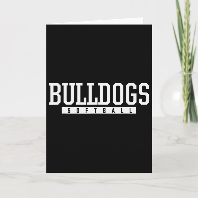 Carte Waller Bulldogs Softll Hs  (Devant)