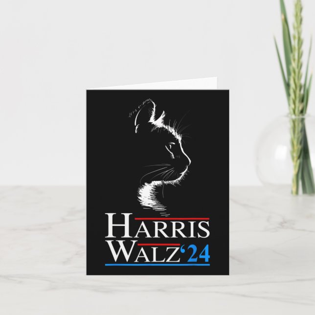 Carte Waltz 2024 Cat Election Kamala Harris Tim Walz 202 (Devant)