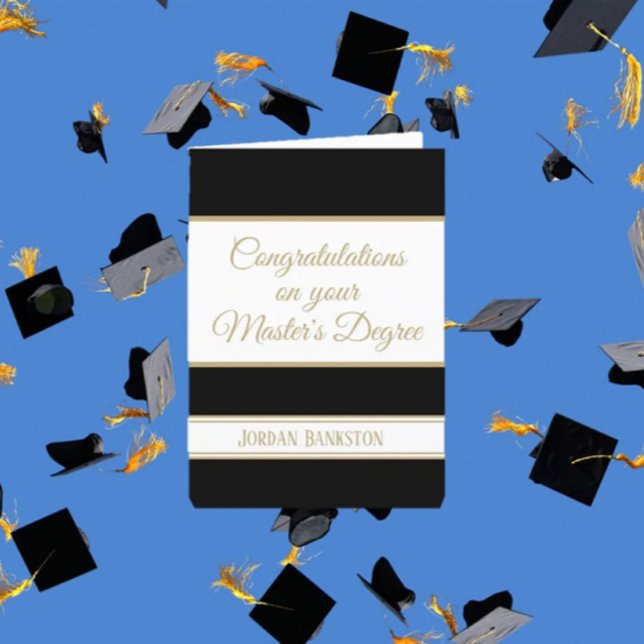 Carte Waouh ! Master's grade Graduation card (Créateur téléchargé)