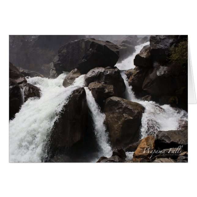 Carte Wapama Falls (Devant Horizontal)