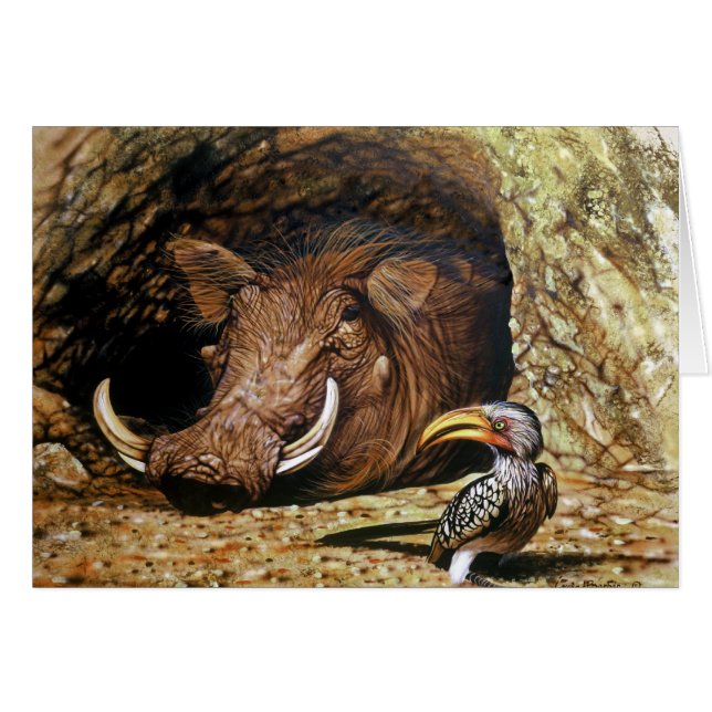 Carte Warthog & Hornbill (Devant horizontal)