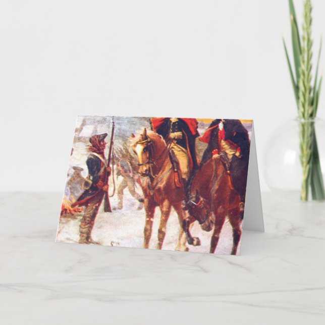 Carte Washington Et Lafayette À Valley Forge (Devant)