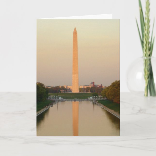 Carte Washington Monument (Devant)