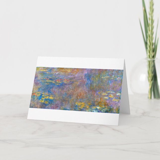Carte Water Lily Pond à Giverny, Claude Monet (Devant)