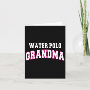 Carte Water Polo Grand-mère Fête des mères Idée cadeau F