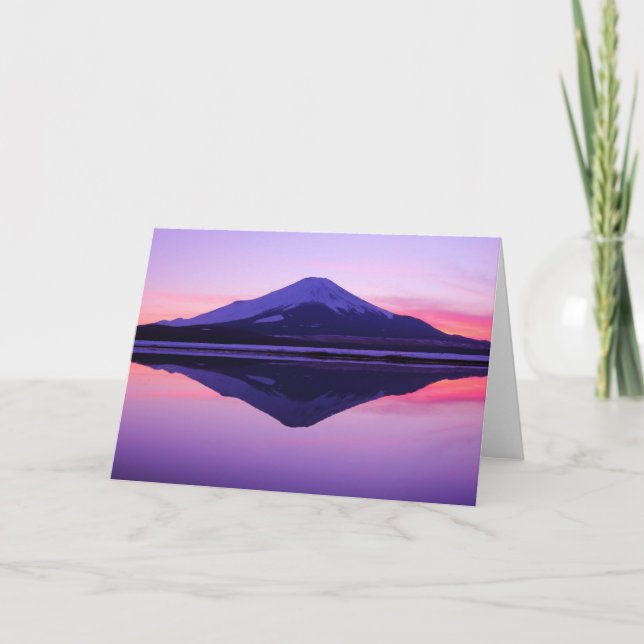 Carte Water Reflections | "Sakasa-Fuji" (Devant)