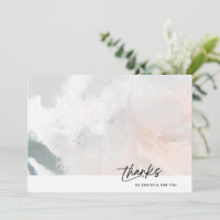 Carte Watercolor SplashThank You | Tellement recon