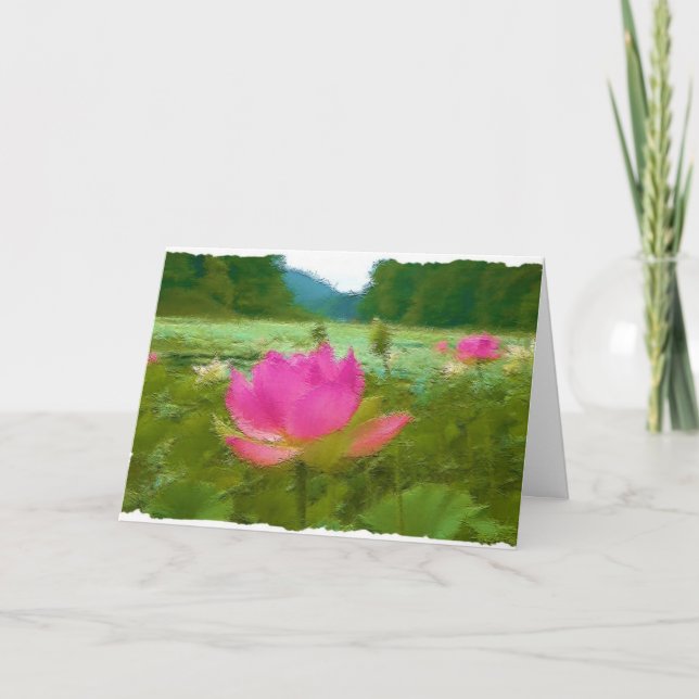 Carte waterlillies (Devant)