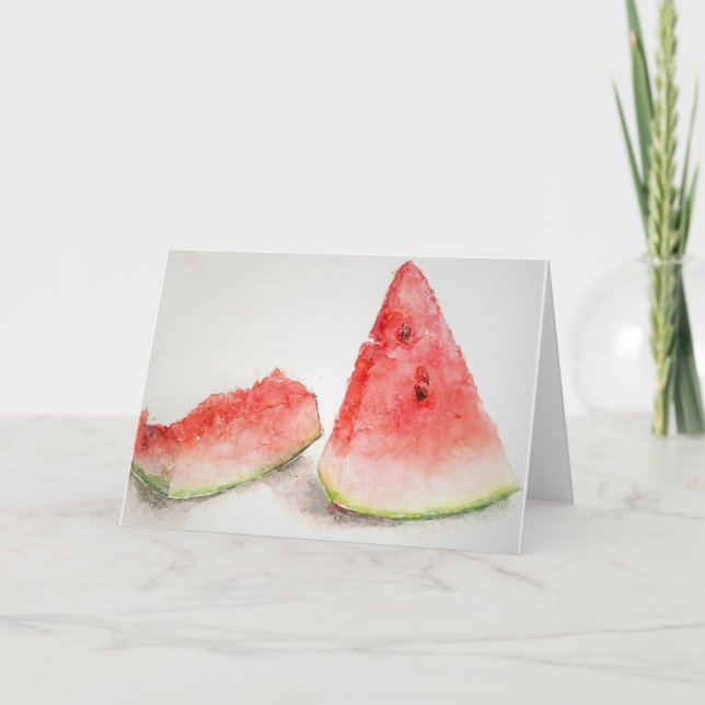 Carte Watermelon Study B Aquarelles (Devant)