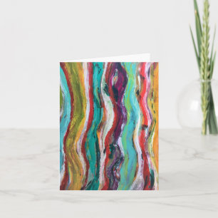 Carte Wavelength Blank Notecard