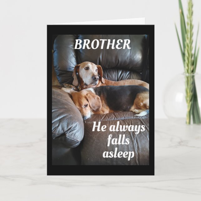 CARTE WE WISH YOU THE BEST BIRTHDAY EVER BROTHER CARD (Devant)