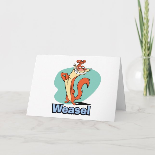 Carte Weasel Proud Character Graphic (Devant)