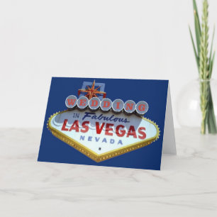 Carte WEDDING à Fabulous Las Vegas Cards
