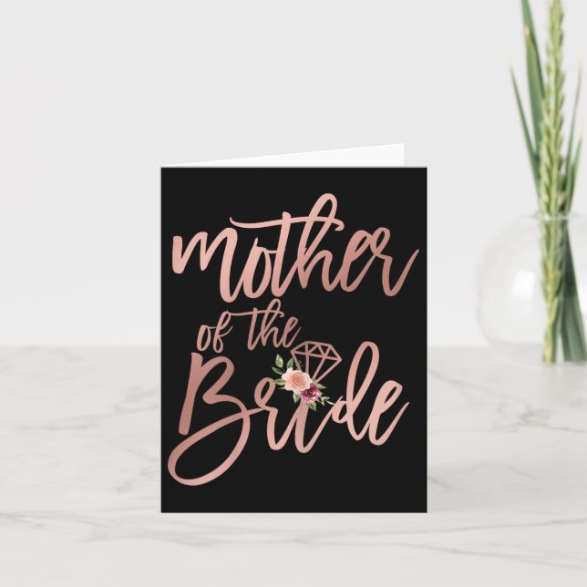 Carte Wedding shower Pour Maman De Mariée Mère Du Br (Devant)