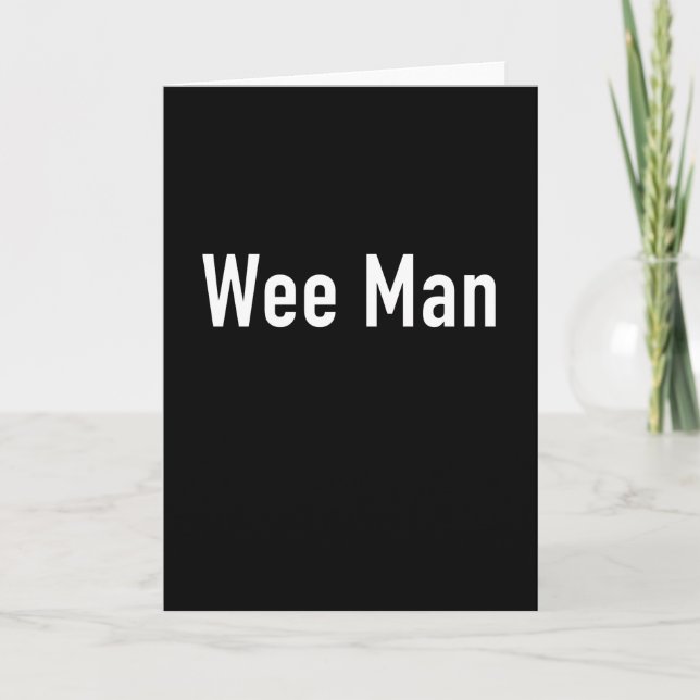 Carte Wee Man (Devant)