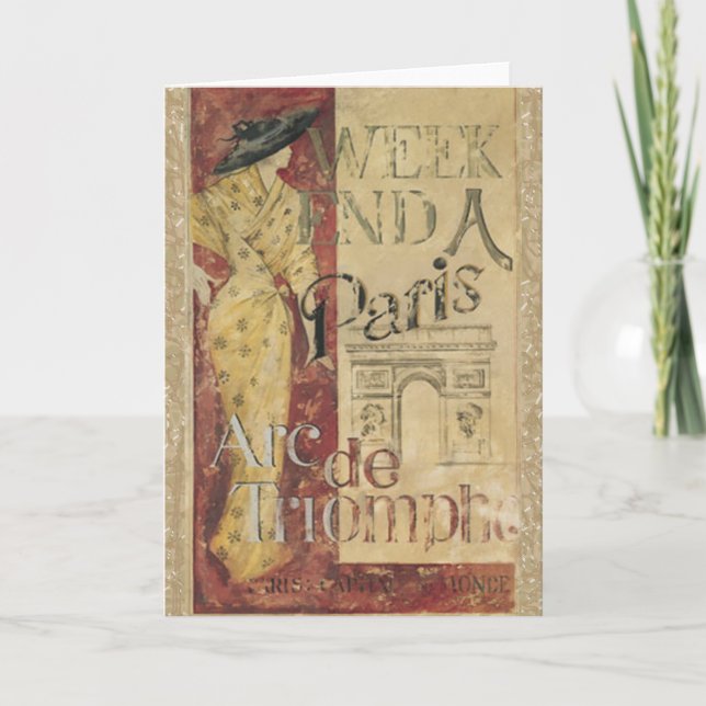 Carte Week-end à Paris Card (Devant)