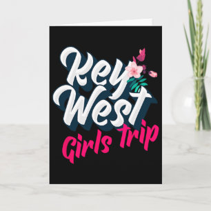 Carte Week-end de vacances entre filles à Key West 2023