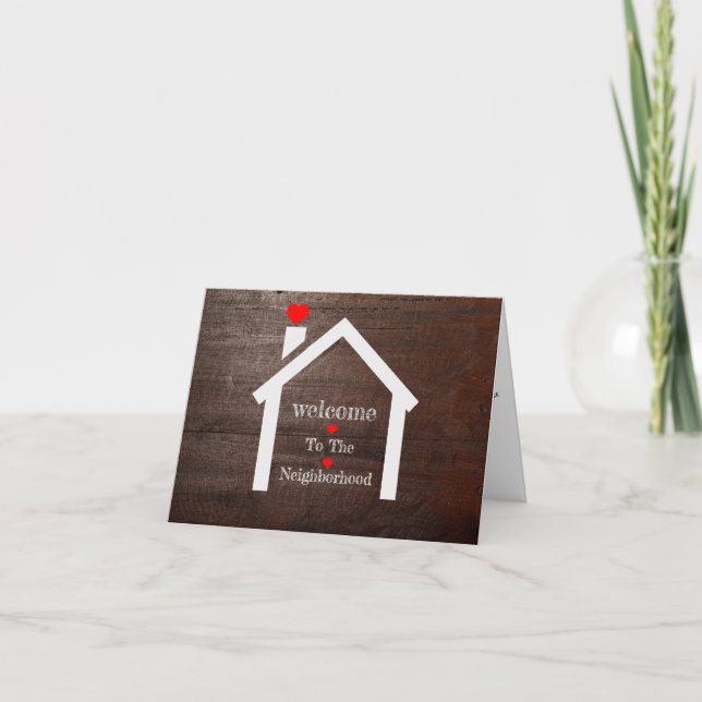 Carte Welcome to the Neighborhood Greeting Card (Devant)