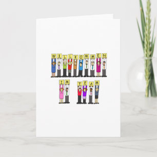 Carte Welcome to the Team