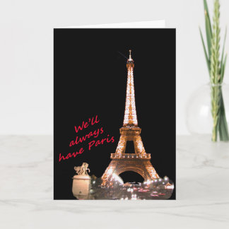 Carte We'll Always Have Paris Card Standard (5" x 7")