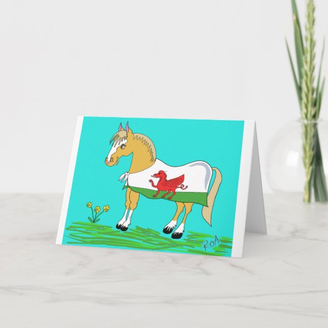 Carte Welsh Cob Welsh Pony (Devant)