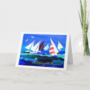 Carte Welsh Greeting Birthday