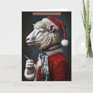 Carte Welsh Merry Christmas Card