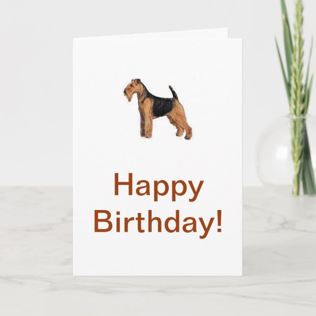 Carte Welsh Terrier (Devant)