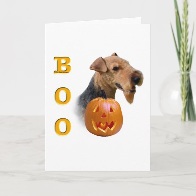 Carte Welsh Terrier Boo (Devant)