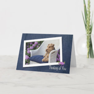 Carte Welsh Terrier pense à vous