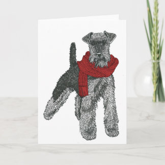 Carte Welsh Terrier, Red.