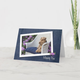 Carte Welsh Terrier Vous Manque