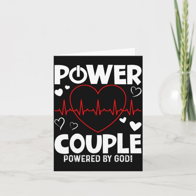 Carte Wer Couple Christian Couples Matching Valentines  (Devant)