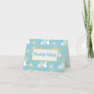 Carte Wesołego Alleluja, Pâques joyeuses polonaises